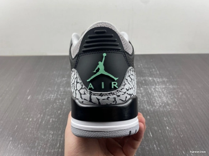HYPE Jordan Green Glow 3 CT8532-031 Air 0717